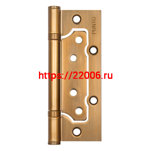 Петля Punto (Пунто) универсальная без врезки IN5200W CF (200-2B 125x2,5) кофе