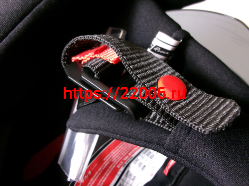 Шлем TVS RACING (Индия) STREET D/V NAVY BLUE RED размер L, + пинлок в комплекте, очки фото 8