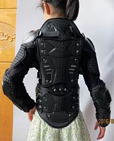 Защита тела (черепаха) THUNDER WOLF Kids АМ02 черная (S 110 cm.)