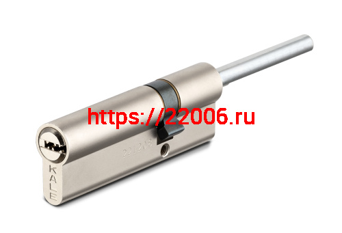 Цилиндровый механизм Kale kilit (Кале килит) под вертушку (дл.шток) 164 SX/81 (45+10+26) mm никель 5 кл.