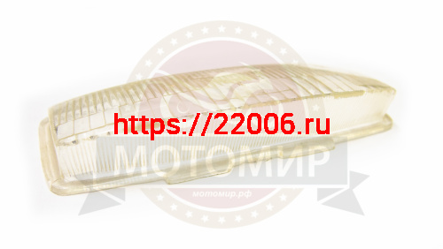 Стекло DioAF18 передней фары и поворота (прямоугольная) фото 2