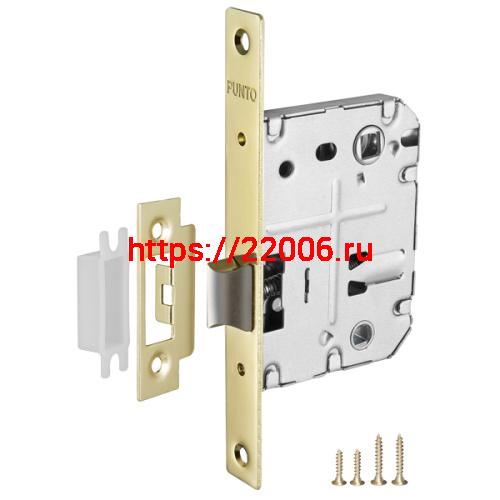 Защелка Punto (Пунто) врезная METL72-50 ( L72-50) GP золото