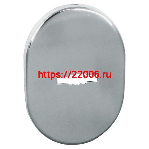 Накладка Fuaro (Фуаро) на сувальдный замок ESC.S.SF/OV.475 (ESC 475) СР хром