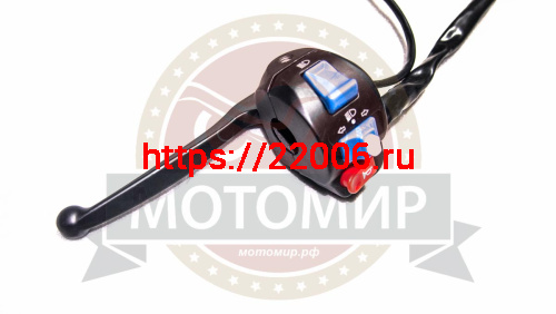 Переключатель скутер WIZARD, WIZARD LED левый (05050Q088) фото 3