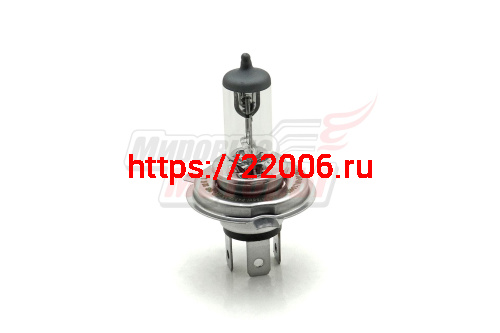 Лампа 12В 60/55Вт (Н4) галоген."LYNX" P43T-38 L10460