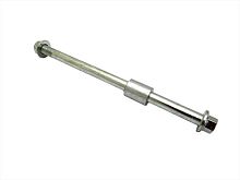 Ось заднего колеса с втулками и гайкой скутер L-225, D12