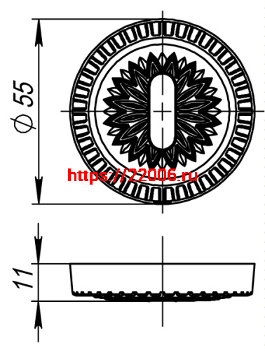 Накладка Armadillo (Армадилло) NORMAL PS/CL ABL-18 Темная медь 2 шт. фото 3