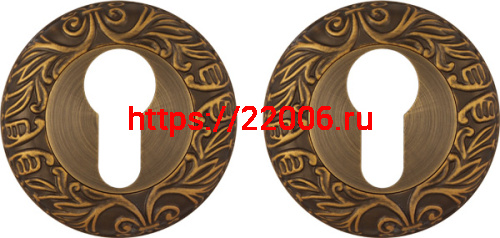 Накладка Fuaro (Фуаро) под цилиндр ET.R.SM58 (ET SM) AB-7 матовая бронза Накладка Fuaro (Фуаро) под цилиндр ET.R.SM58 (ET SM) AB-7 матовая бронза