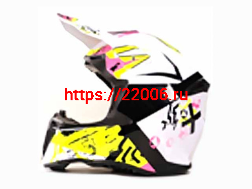 Мотошлем VIRTUE MD-902 Кросс бело-черный (L)