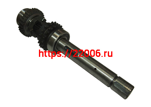 Вал №104 в сборе к коробке реверса ЛИДЕР КРМ 01.00.00.00 до 18.5 л/с (синяя)  пр-во ИТМ фото 2