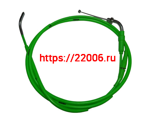 Трос газа тюнинг YMX-PE-Green, 180 см, скутер, зеленый, красный Трос газа тюнинг YMX-PE-Green, 180 см, скутер, зеленый, красный