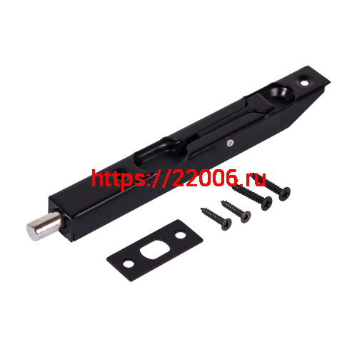 Упор Fuaro (Фуаро) дверной торцевой RIGEL16-140 (FB 140-16) BL-24 черный