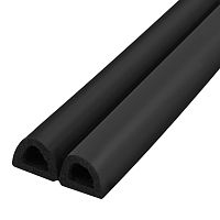 Уплотнитель Fuaro (Фуаро) самоклеящийся ADH/D-12x10mm, BLACK черный 150m