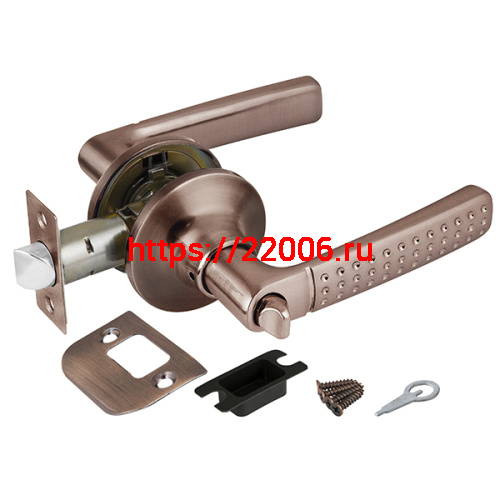 Ручка Punto (Пунто) защелка DK626 AC-BK (6026 AC-B) (фик.) медь