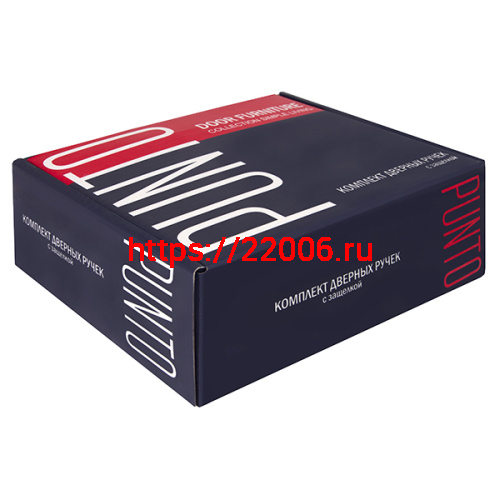 Ручка Punto (Пунто) защелка 6037 CP-E (кл./фик.) хром фото 2