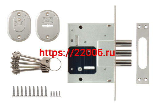 Замок Kale kilit (Кале килит) врезной сувальдный 257/L, 5 кл. фото 2