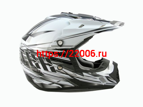 Мотошлем THH TX-12 №14 white/silver (L) детский