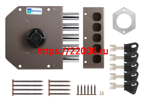 Замок Mottura (Моттура) накладной 30.601 D (правый) фото 2