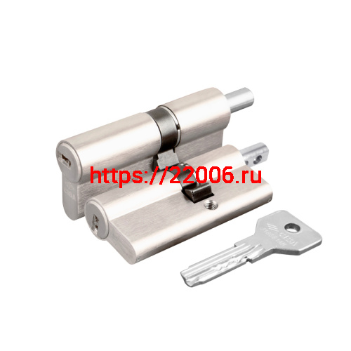 Цилиндровый механизм Cisa (Чиза) под вертушку ASIX OE302-18.12 (80 мм/35+10+35), НИКЕЛЬ