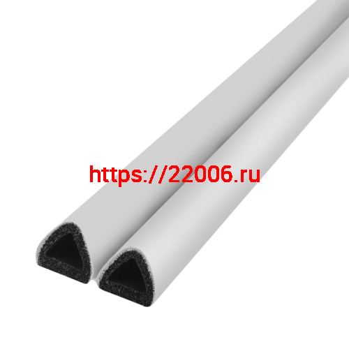 Самоклеящийся Trelleborg (Треллеборг) уплотнитель, профиль D-100 9x8 мм, белый (бобина 150 м)