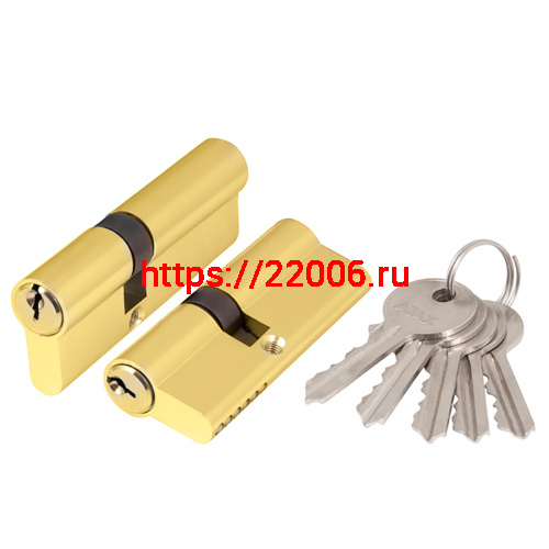 Цилиндровый Ajax (Аякс) механизм (AX100/70) AX1000Key70 (30+10+30) PB латунь