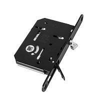 B08981.50.93 AGB (АГБ) Защелка врезная WC для раздвижных дверей (черный) SCIVOLA TRE