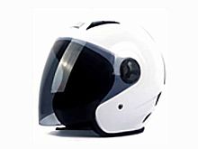 Мотошлем VIRTUE MD-207 открытый белый темное стекло (L)