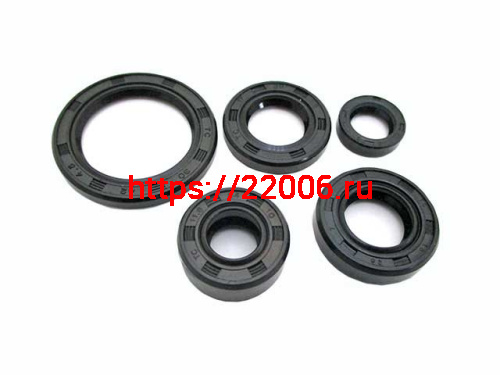 Набор сальников YX150/160cc (комп. 5 шт.) (11,6х24х10, 16х28х7, 17х29х5, 12х18х5, 30х42х4,5)