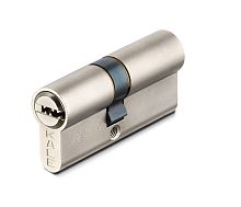 Цилиндровый Kale kilit (Кале килит) механизм 164 SN/62 (26+10+26) mm никель 5 кл.