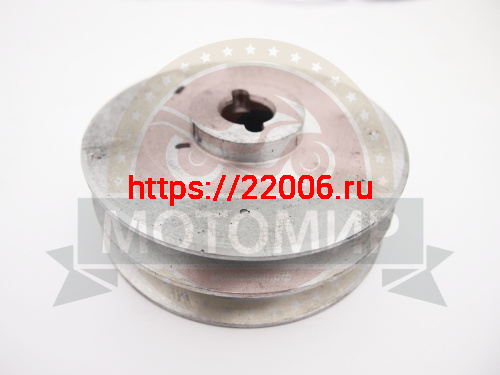 Шкив ведомый на Мотолебедку МЛ-1М "Бычок" 2-х ручейковый (Большой) фото 3