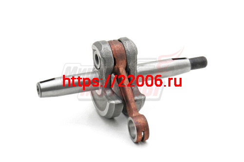 Коленвал мотобура BRAIT R-63 (подходит на лод.мотор SADD TKC 630B, 63см3) (шатун 48)