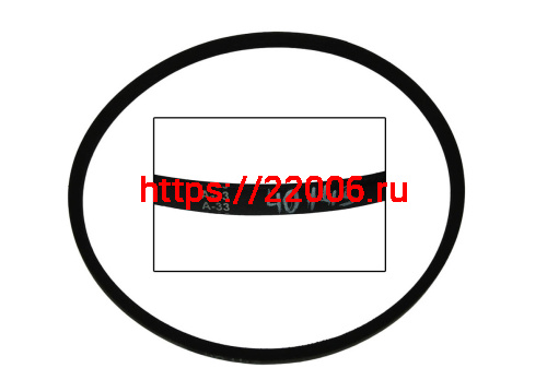 Ремень  А868  (868 Lp) или  DIN А33 (проф А, Ш=13мм, В=8мм, РД=868мм) 1д=25,4мм (Снегоуборщика)