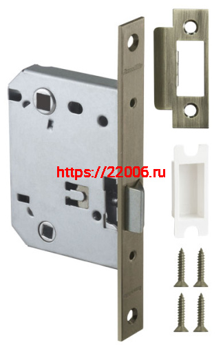 Защелка Armadillo (Армадилло) врезная METLH720-50 (LH 720-50) AB бронза Box на 70мм /прям/