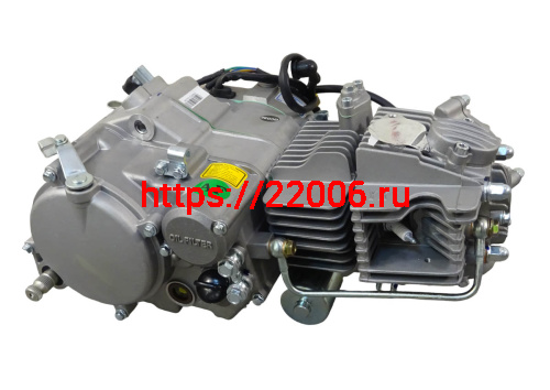 Двигатель 4т. 150 см3  YX-150 (1P60FMJ) (маслян охл., МКПП4, все вверх, эл+кик) НИЖ.ЭЛ для питбайков