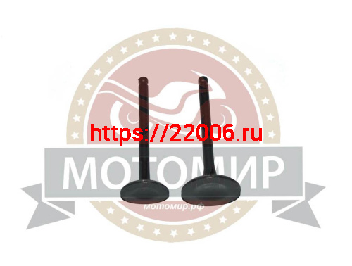 Клапан впускной/выпускной 1Р54FMI Шторм (LF120, YX125,  KAYO YX140) d=23/h65,5мм d27,5/h66мм