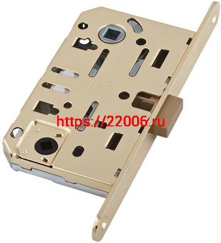 B06102.50.23 AGB (АГБ) (=B04102) Защелка врезная WC (мат. лат.) тех. уп. без отв. пл. MEDIANA POLARIS