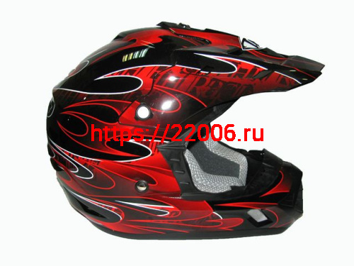 Мотошлем THH TX-12 №3 black/ red (S) kids