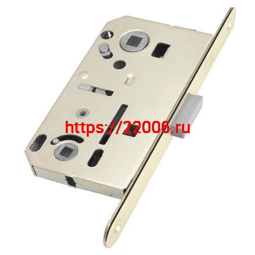 Замок Bonaiti (Бонаити) межкомнатный магнитный под WC B-FORTY N62 с отв. пл. F45 (никель), планка 190 мм фото 3