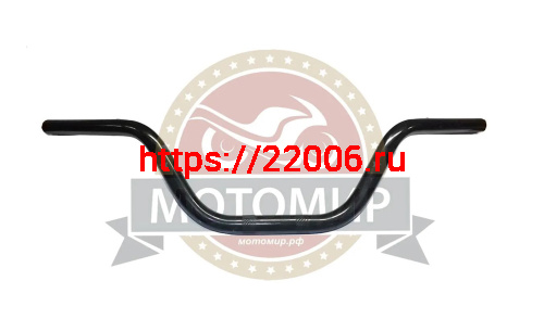 Руль COLT 2 (ALLOY) голый черный (L-700mm, d-23mm) (НАБОР)