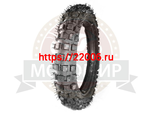 Покрышка 18" 3.75-18 (100/100-18) Л-229, с камерой, кроссовая квадратные пятаки, Иж, ПетроШина (НАБО фото 2
