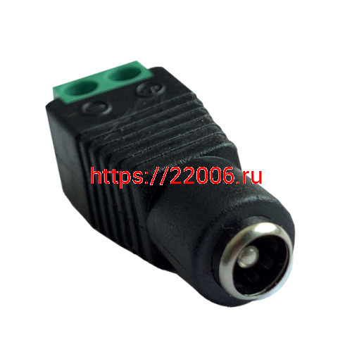 SAT-101 (Разъем питания гнездо с клеммной колодкой 2.1х5.5mm) Разъем