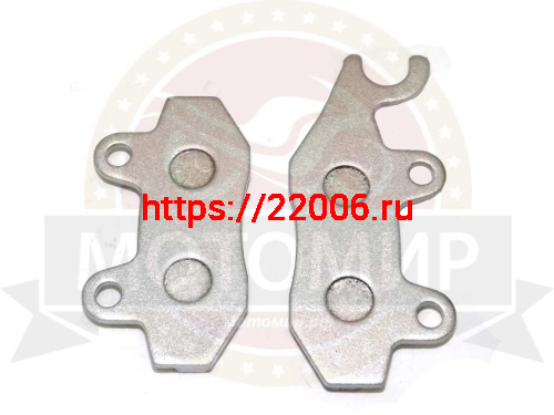 Колодки тормозные дисковый тормоз Гиро180 с ухом (правые) Z50R, Volcan, Honda SR80, Nirvana FA135 фото 2