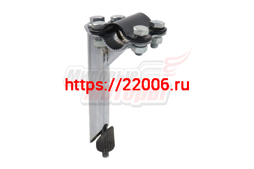 Вынос руля сварной прямой, длина выступа 35 мм, диаметр 22,2 мм, под резьбовую вилку 1", высота выноса 145 мм, крепление на 4 болта