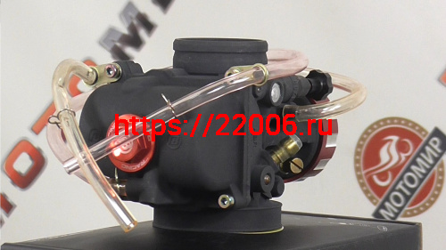 Карбюратор NIBBI Racing PWK40 (YJ), реком.двиг. 500-800 см3 (вход/выход 40 и 63 мм) фото 4