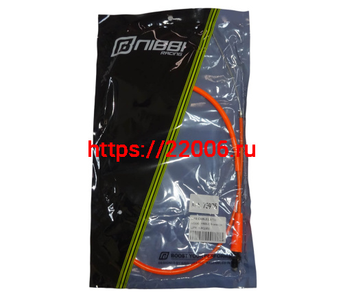 Трос газа тюнинг YMX-1, 12.9/93.5 см, питбайк, зеленый, оранжевый фото 3