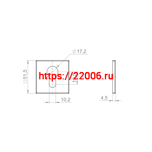 Накладка Armadillo (Армадилло) под цилиндр ET.K.YM BL-26 черный фото 4