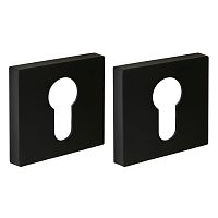 Накладка Fuaro (Фуаро) под цилиндр ET.K.DM51 (ET DM) BL-24 черный