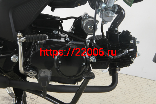 Мопед Alpha SA Max (Тюнинг) (багажник зад,диск.тормоз перед.,обтекат. фары,LED фара) ЧЕРНЫЙ фото 16