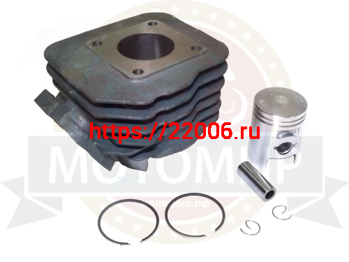 Поршневая группа HONDA DIO 50 AF18/25/27/28, Tact 24/30/31/51/ Lead 20 палец 12мм (39 мм) в сборе