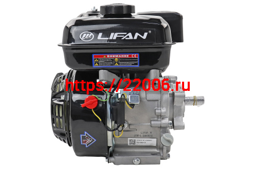 Двигатель LIFAN  7,0 л.с. 170F-L c цепным понижающим редуктором 2:1, вал d20
